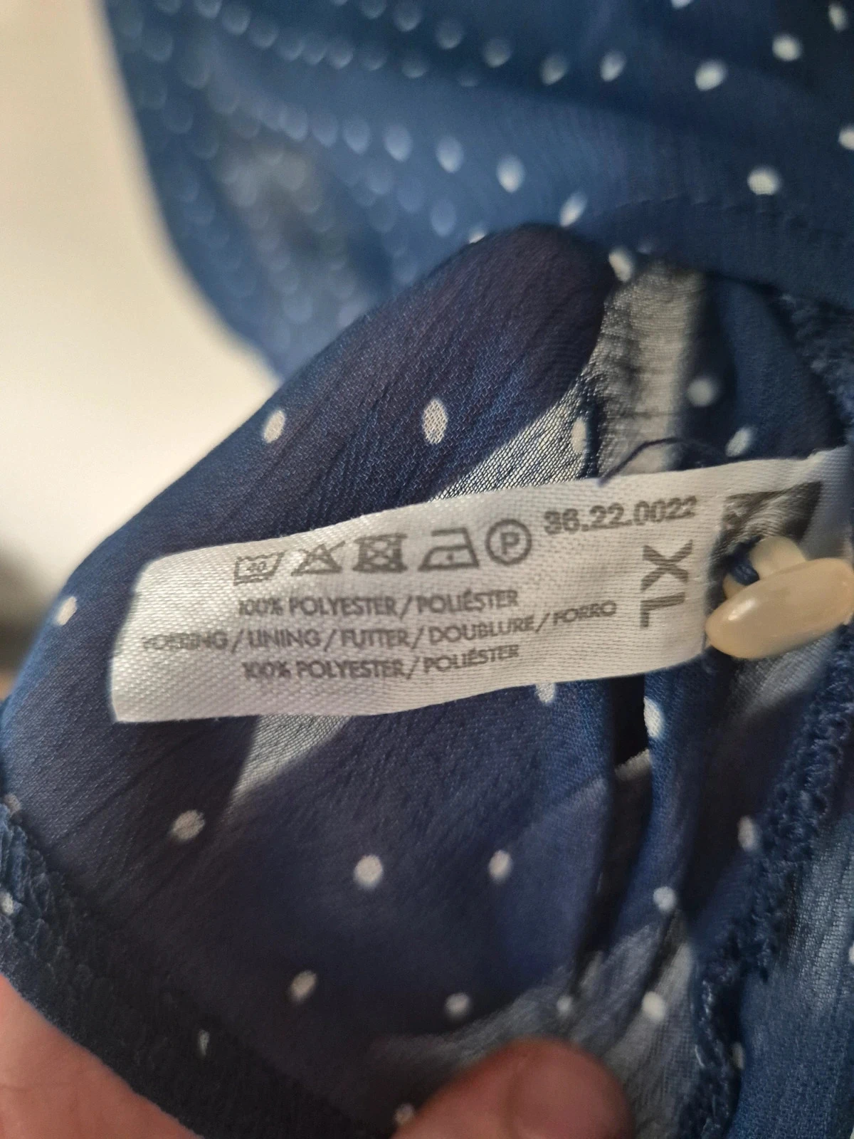 Donkerblauwe zomerjurk HEMA - maat XL – photo 7